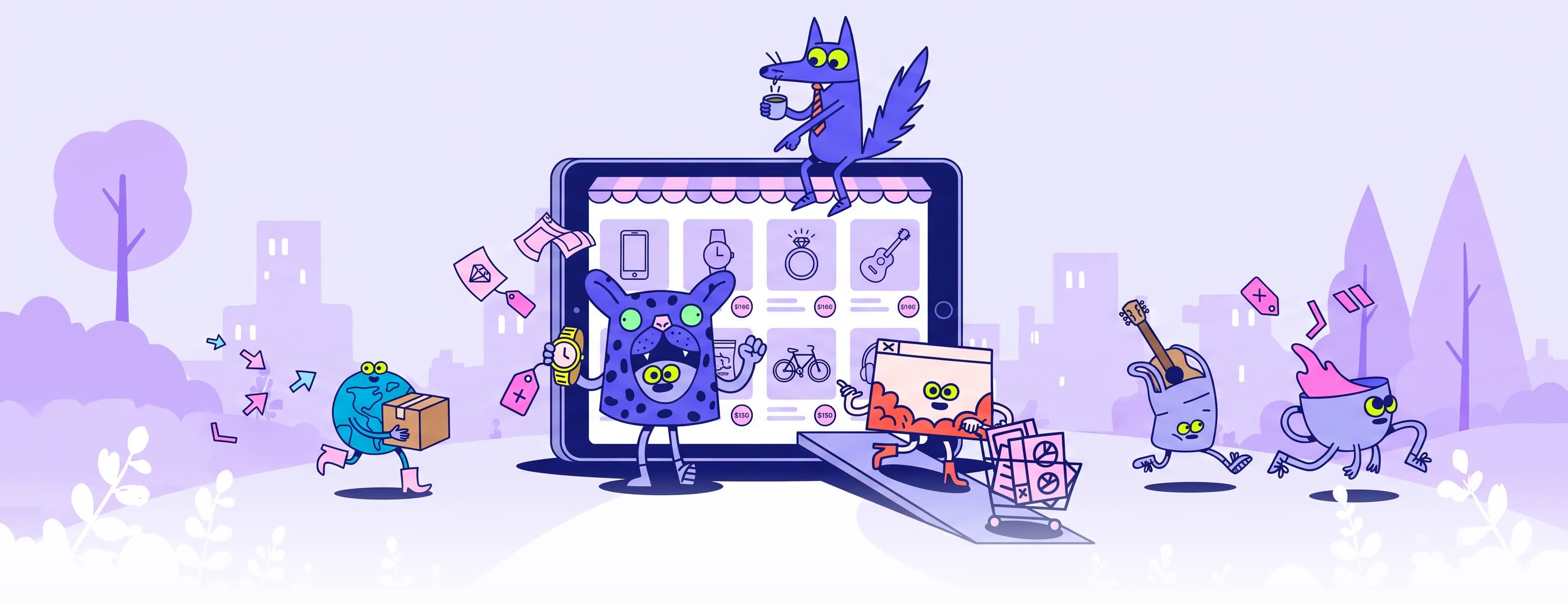 Ilustración del Marketplace de ataskate
